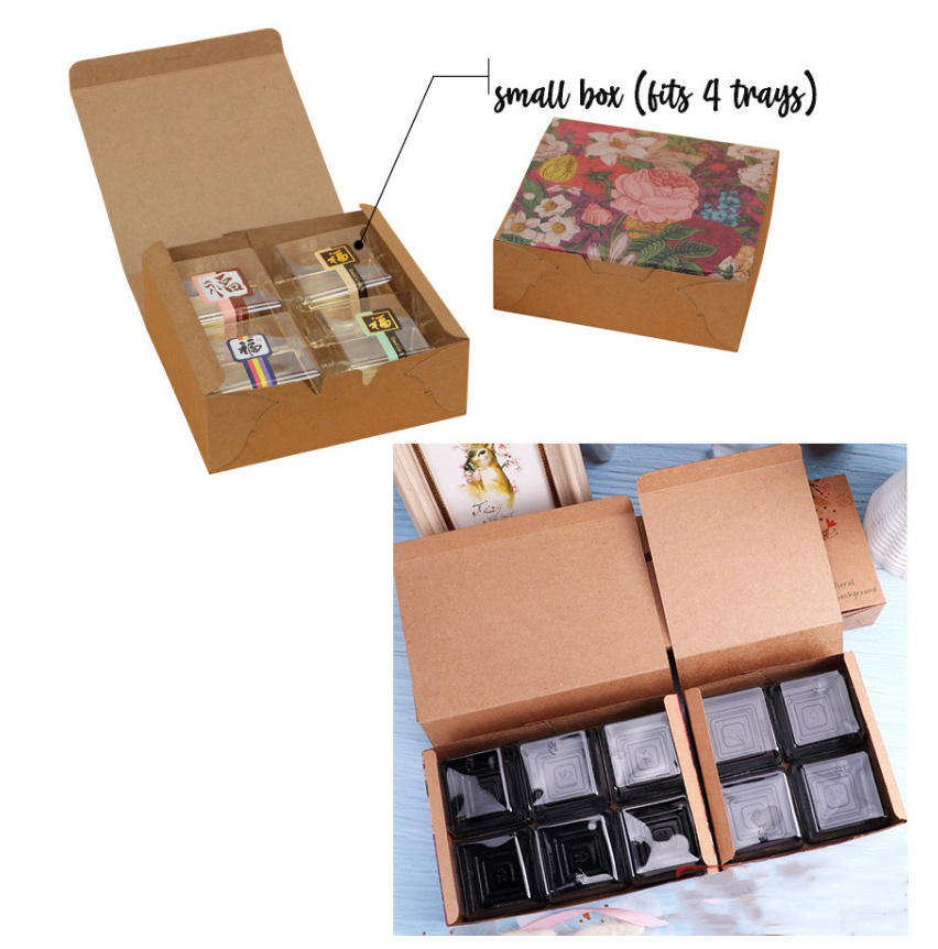 🇸🇬Festive gift box set - kueh food tray takeaway container mooncake dessert cake pastries packaging box