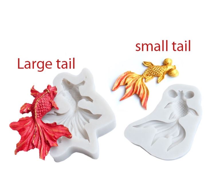 Goldfish mould chinese fish koi mould auspicious 年年有余模 jelly mold cake chocolate mould