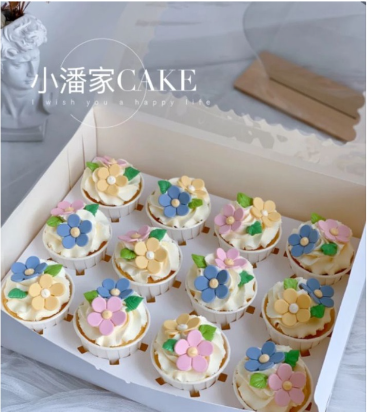 Blossom mould flower cutter 5 petal cutters floral cake decorating mold