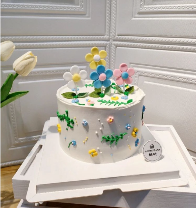 Blossom mould flower cutter 5 petal cutters floral cake decorating mold