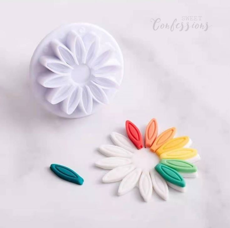 3pcs cutter - Sunflower Gerbera large flower floral plunger cutter mould