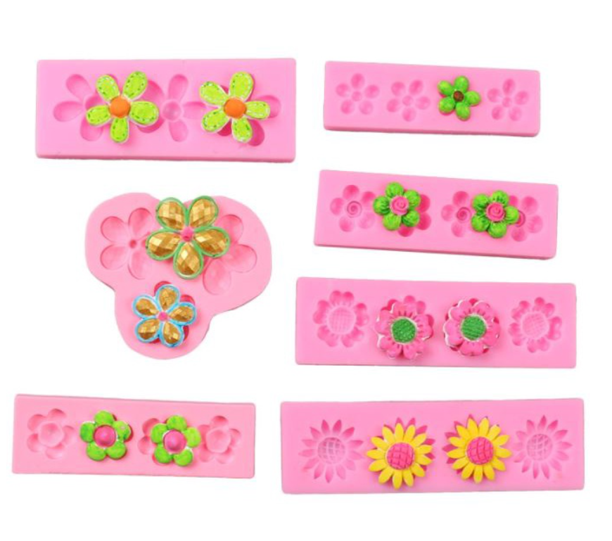 Gerbera sunflower mould tart pan decoration daisy silicone mould jelly art silicon mold
