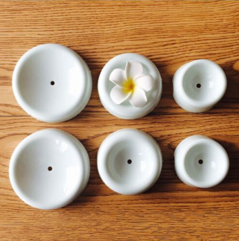 3 / 6pcs flower formers cups drying forming bowls shaping & drying purpose fondant flower cake decoration