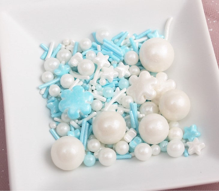 50g / 50ml sprinkles dragees cupcake decoration sugar pearls nonpareils edible glitter ball sprinkle rod