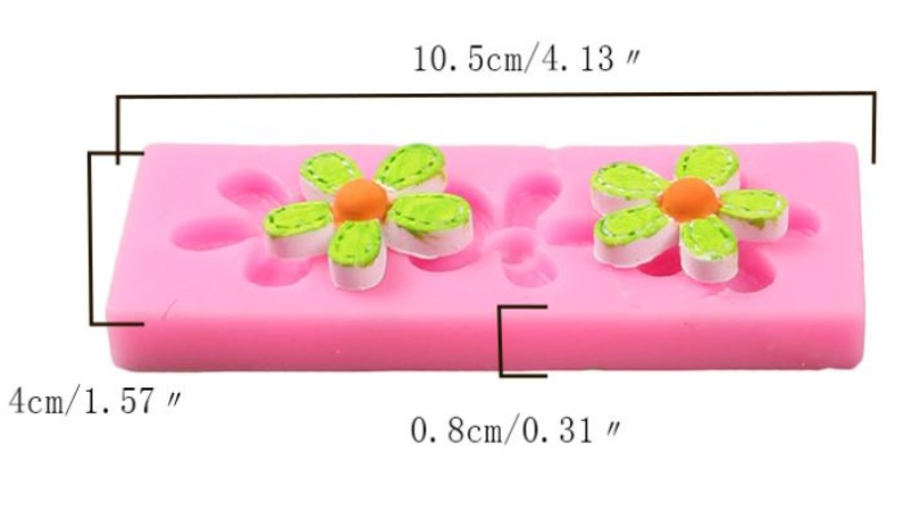 Gerbera sunflower mould tart pan decoration daisy silicone mould jelly art silicon mold