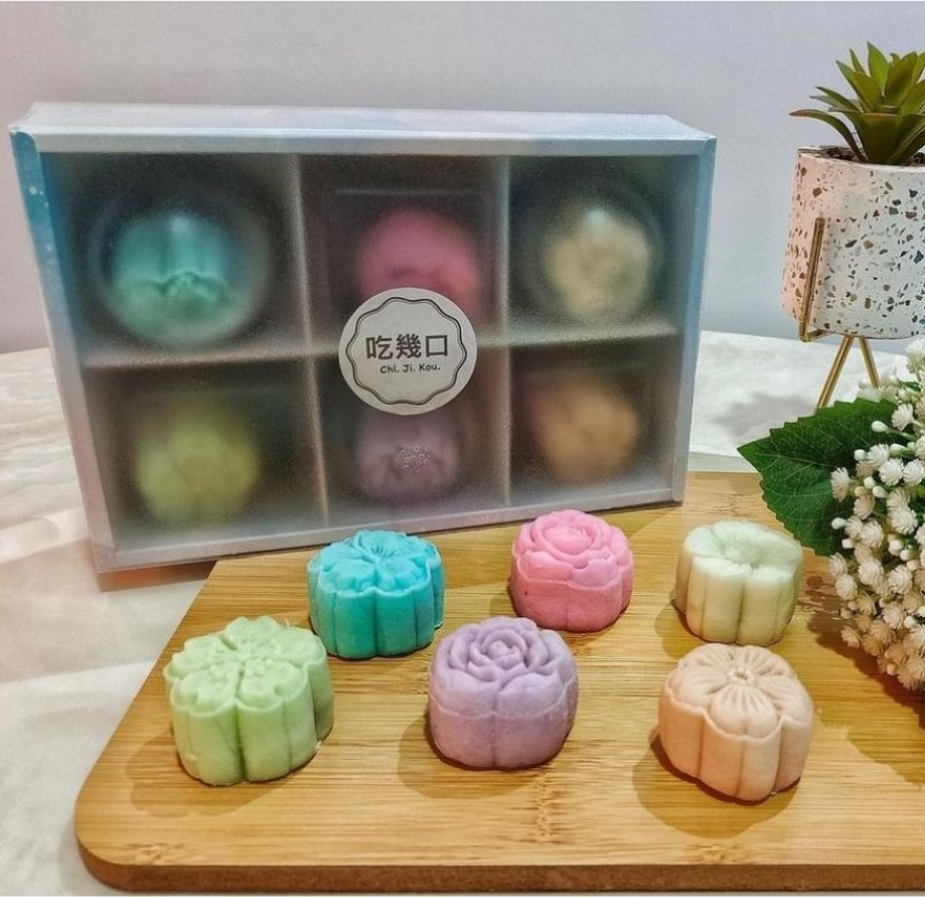 Gift packaging box - mooncake box 4 cavity galaxy mooncake red boxes 80g mooncake box