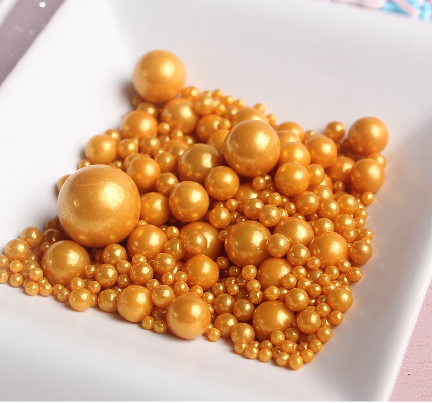 50g / 50ml sprinkles dragees cupcake decoration sugar pearls nonpareils edible glitter ball sprinkle rod