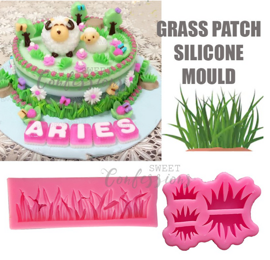 Grass mould lawn jelly mold fence cake decorating mould mushroom mould fondant gumpaste mould