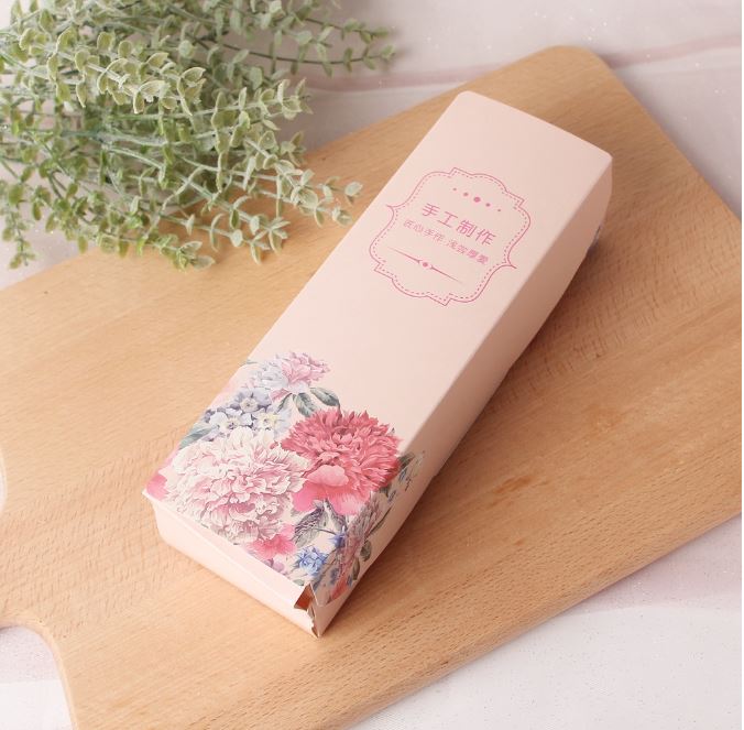 Mooncake box jelly sweets box Floral bouquet box 3 cavity mooncake box gift packaging cake box thank you