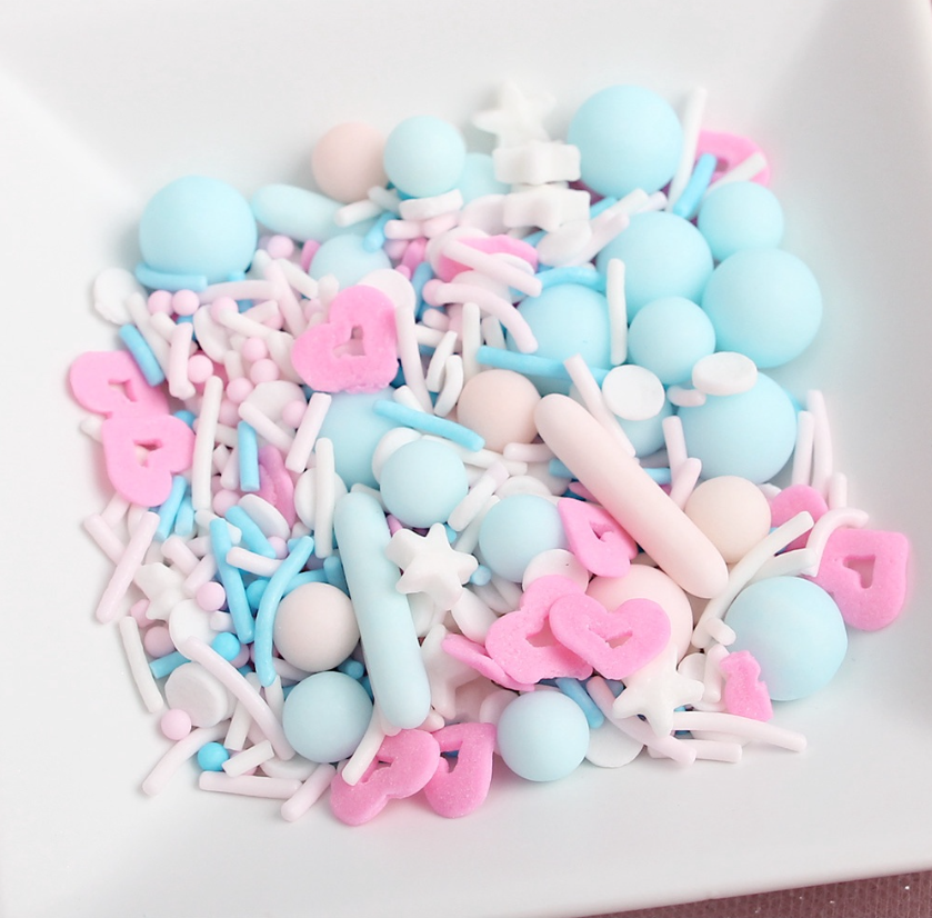50g / 50ml sprinkles dragees cupcake decoration sugar pearls nonpareils edible glitter ball sprinkle rod