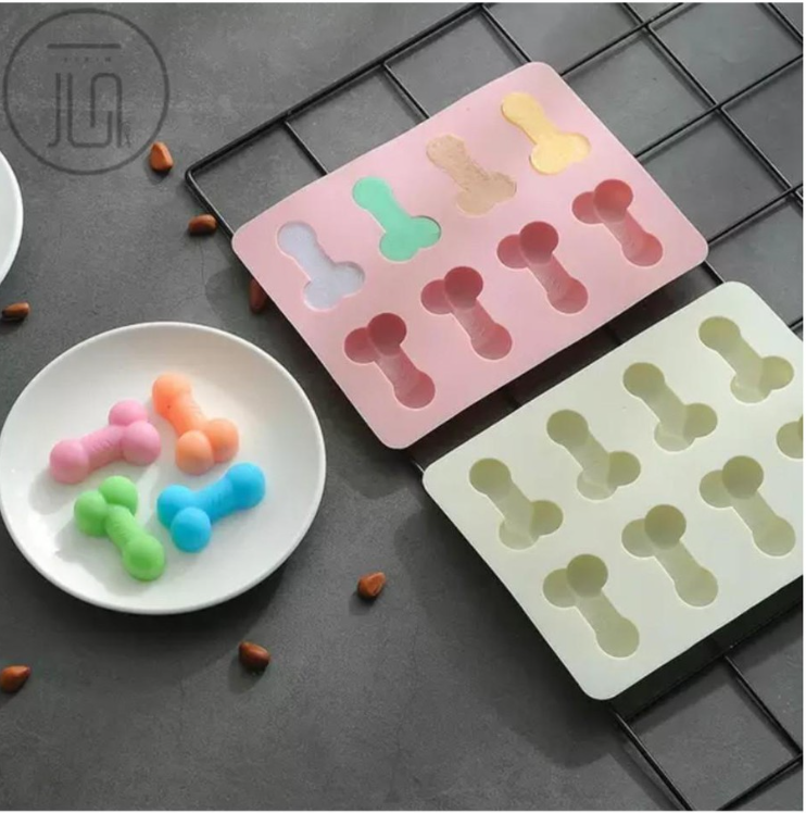 Super Fun Penis Silicone Mold Tray By Little Genie Productions (CP1104)