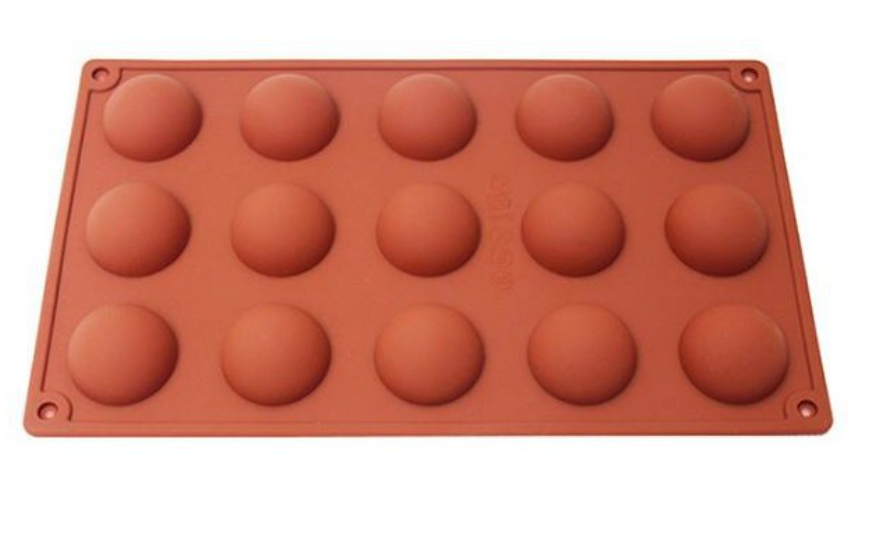 6 / 15 cavity Petite gateau dome silicon round silicone mould mousse ball sphere round cake pan mold