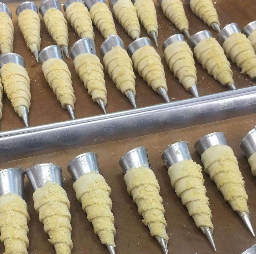 10pcs Cream horn moulds Cone Stainless Steel Roll Horn Forms Conical Danish Pastry Croissant Cones Mold