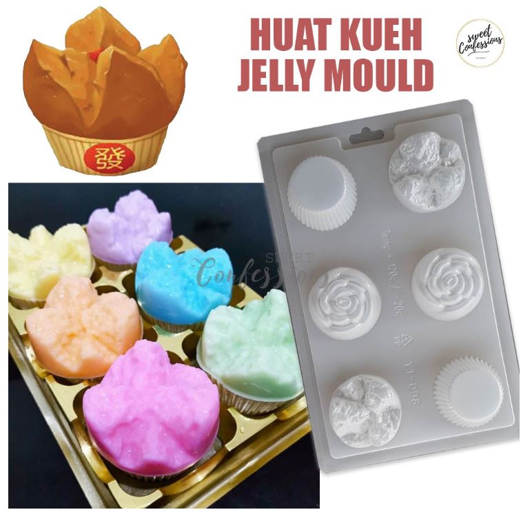 HUAT KUEH jelly mould prosperity cake agar agar mold chinese steam cake rose jelly