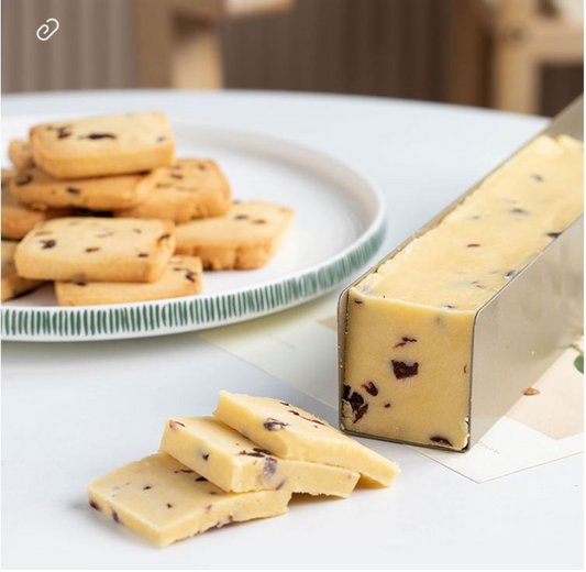 Icebox cookies mould checkerboard biscuit shaper tool square cookies shaping mold U shape metallic tray