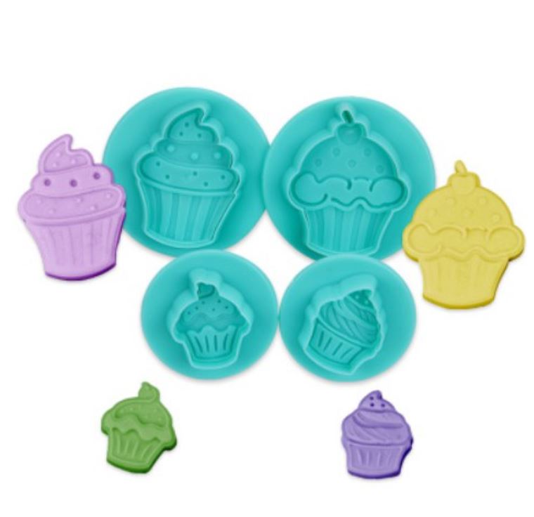 Cupcake cupcakes plunger cutter set mould cookie mold