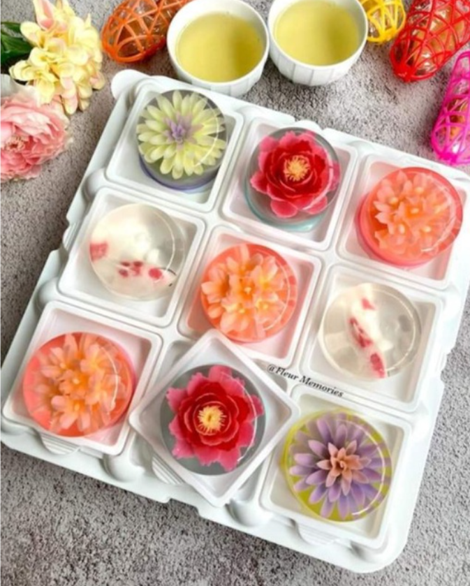 2 / 4 / 9 cavity dessert box cake packaging box plastic transparent jelly box