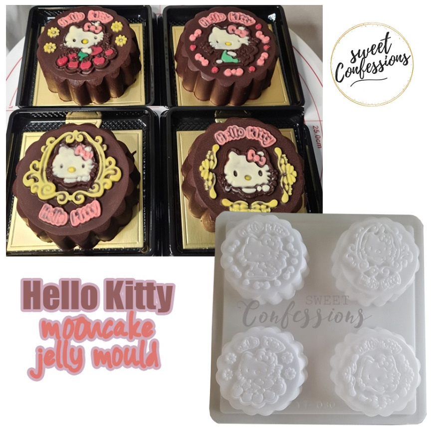 Hello Kitty mooncake jelly mould agar agar mold