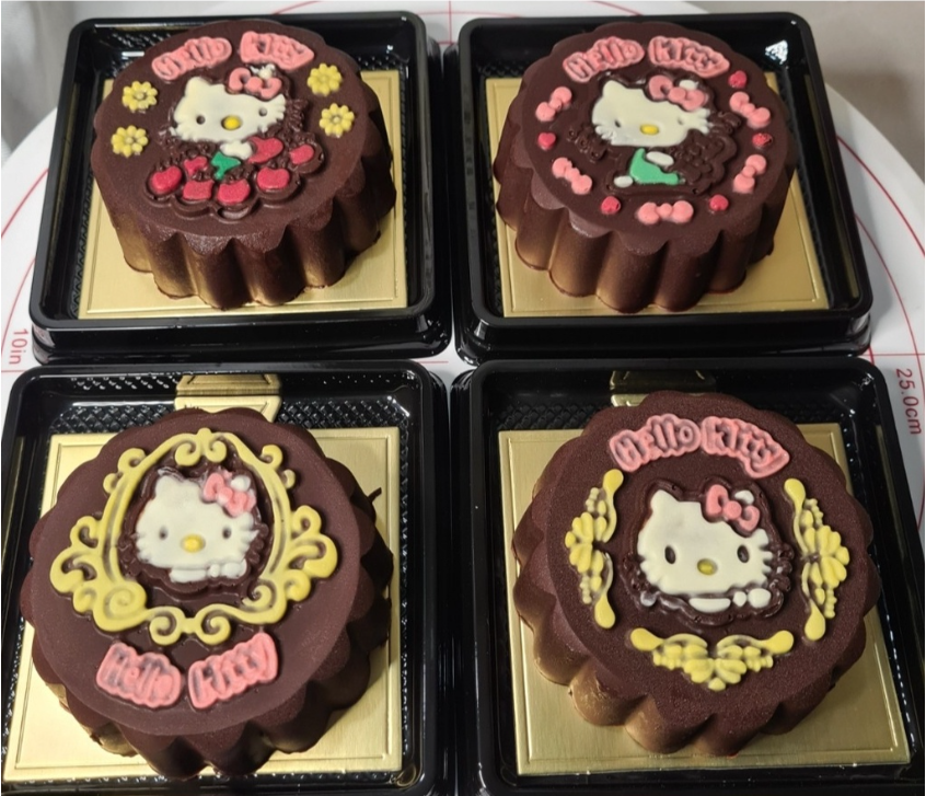 Hello Kitty mooncake jelly mould agar agar mold