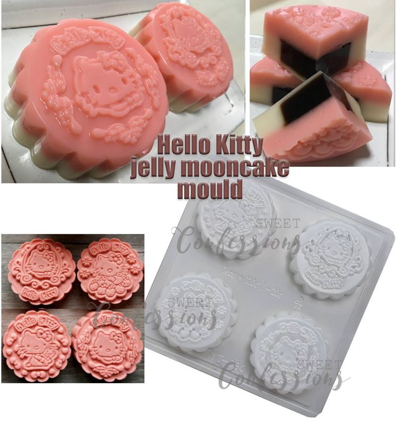 Hello Kitty mooncake jelly mould agar agar mold