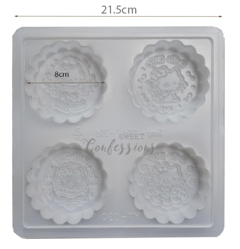 Hello Kitty mooncake jelly mould agar agar mold
