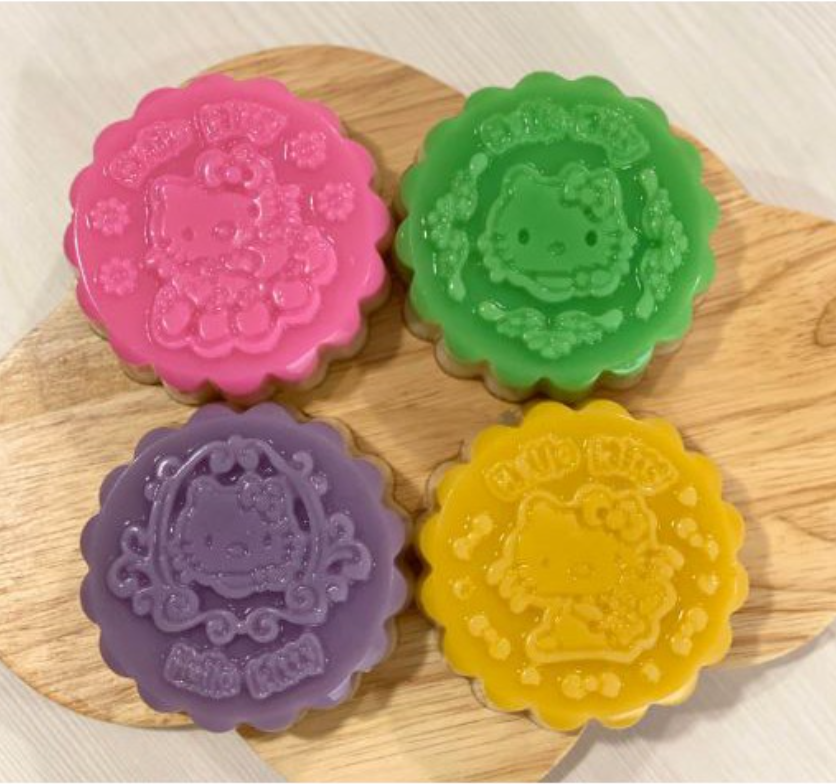 Hello Kitty mooncake jelly mould agar agar mold