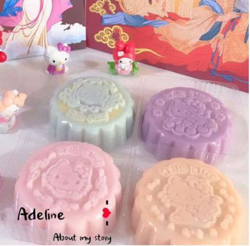 Hello Kitty mooncake jelly mould agar agar mold