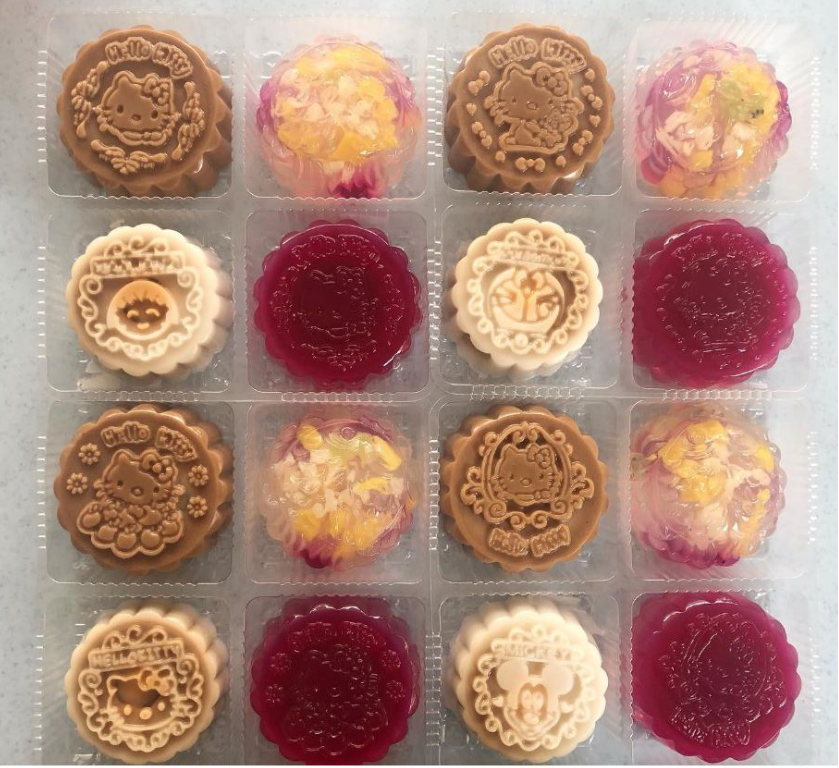 Hello Kitty mooncake jelly mould agar agar mold