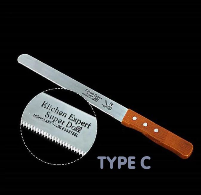42cm Bread knife / long cake knife for leveling or slicing kitchen Knife