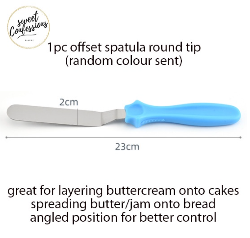 3pcs set Palette knife set - Angled spatula buttercream scraper smoother leveler cake decorating tool spatula