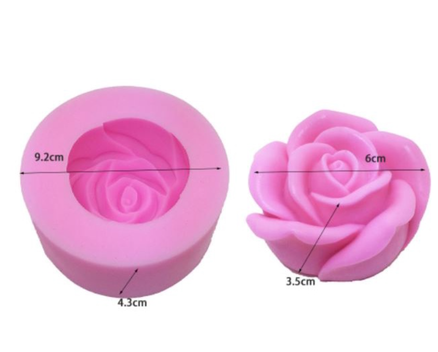 Rose Ranunculus mould jelly flower cake agar agar silicone moulds wreath bouquet jelly cupcake gift