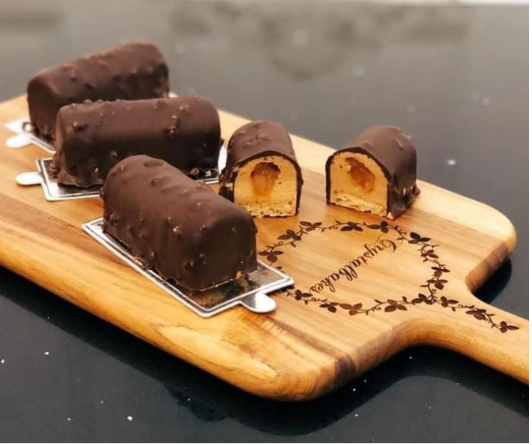 Log cake mould mousse eclair christmas buche de noel sponge finger tiramisu xmas silicone mold