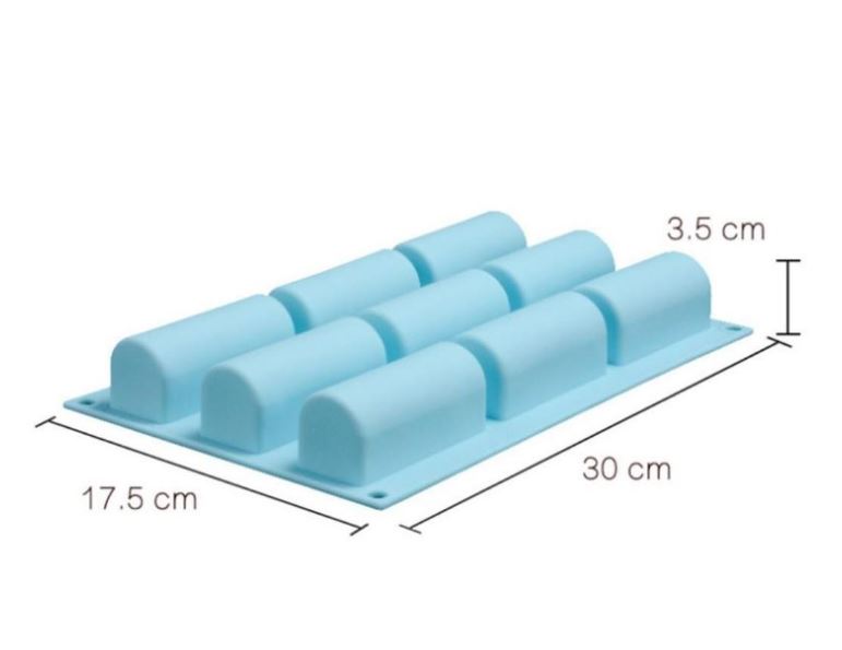 Log cake mould mousse eclair christmas buche de noel sponge finger tiramisu xmas silicone mold