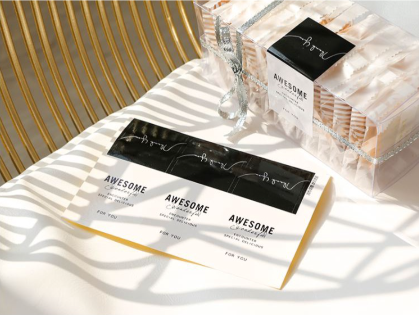 10pcs Clear Long Box Rectangle Packaging cookie box Macaron Box