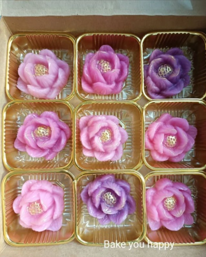 3D Lotus flower mould jelly art or peony cake decorating mold 莲花模 荷花 牡丹花模