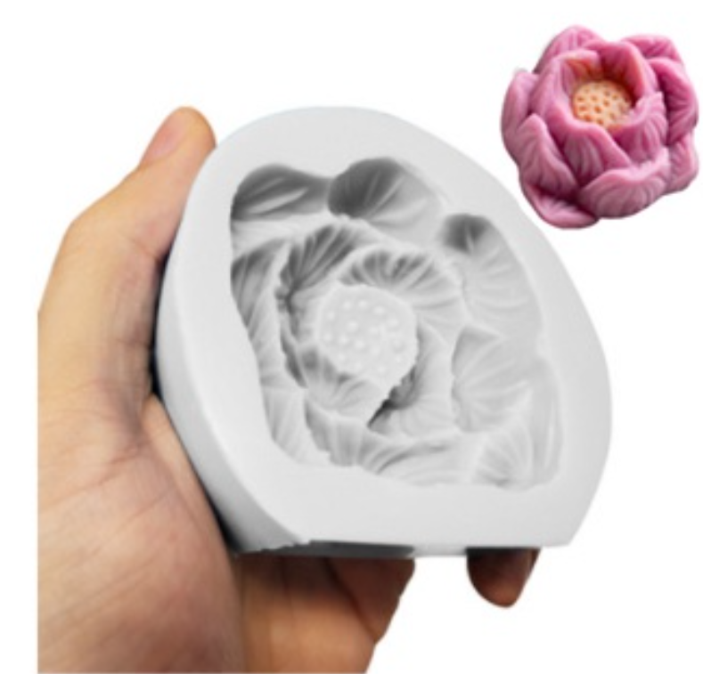 3D Lotus flower mould jelly art or peony cake decorating mold 莲花模 荷花 牡丹花模