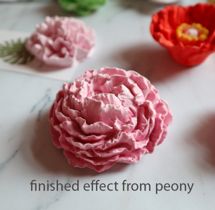 3D Lotus flower mould jelly art or peony cake decorating mold 莲花模 荷花 牡丹花模