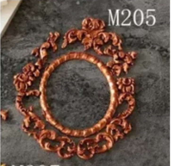 Vintage antique frame baroque silicone mould Victorian mirror silicon mold gothic frames filigree mould