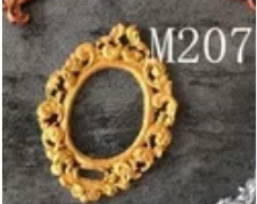 Vintage antique frame baroque silicone mould Victorian mirror silicon mold gothic frames filigree mould