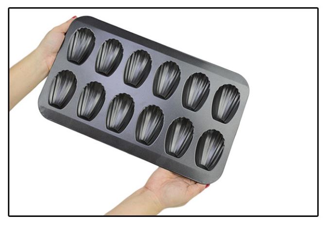 10 / 12 cavity madeleine pan cake baking mould seashell baking tray madeline