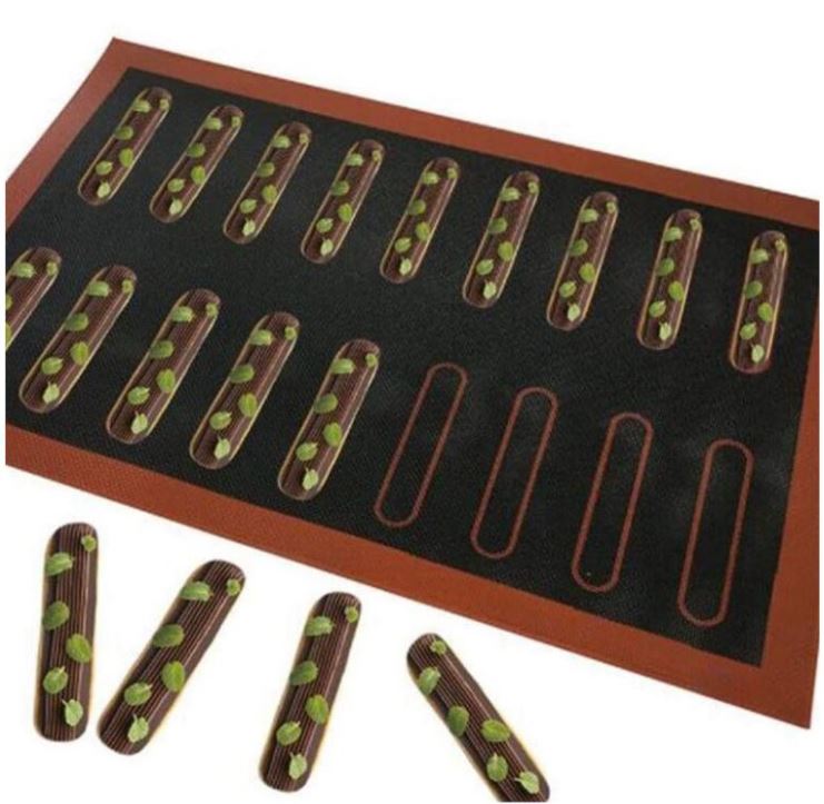 Perforated baking mat Eclair mat High temperature baking mat for cookie macaron
