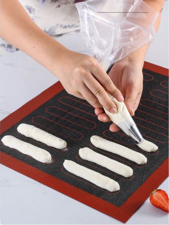 Perforated baking mat Eclair mat High temperature baking mat for cookie macaron