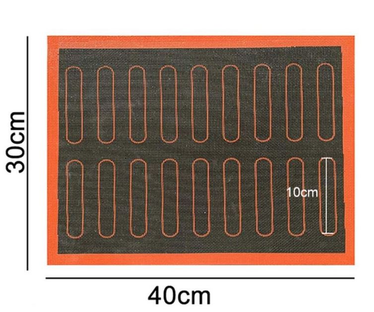 Perforated baking mat Eclair mat High temperature baking mat for cookie macaron