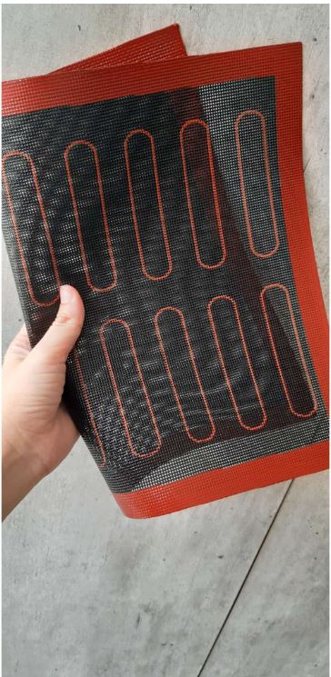 Perforated baking mat Eclair mat High temperature baking mat for cookie macaron