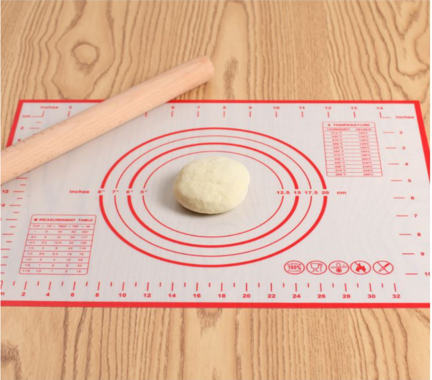 Non-stick baking mat kneading pastry mat silicone surface tabletop mat fondant cake decorating pastry mat