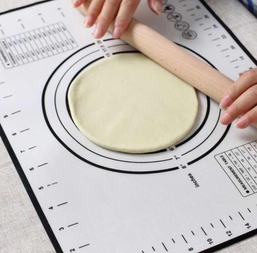 Non-stick baking mat kneading pastry mat silicone surface tabletop mat fondant cake decorating pastry mat