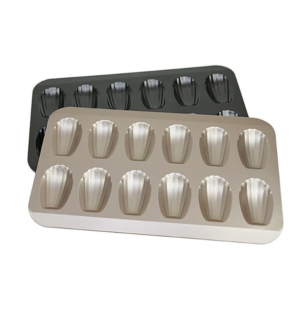 10 / 12 cavity madeleine pan cake baking mould seashell baking tray madeline