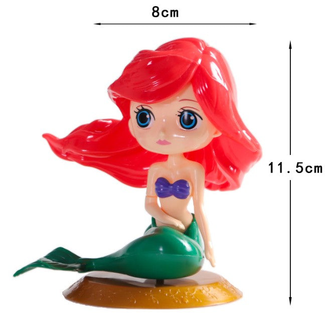 [SG seller] Little Mermaid Cake Topper princess Ariel toy figurine for cake decorating girl's birthday cake