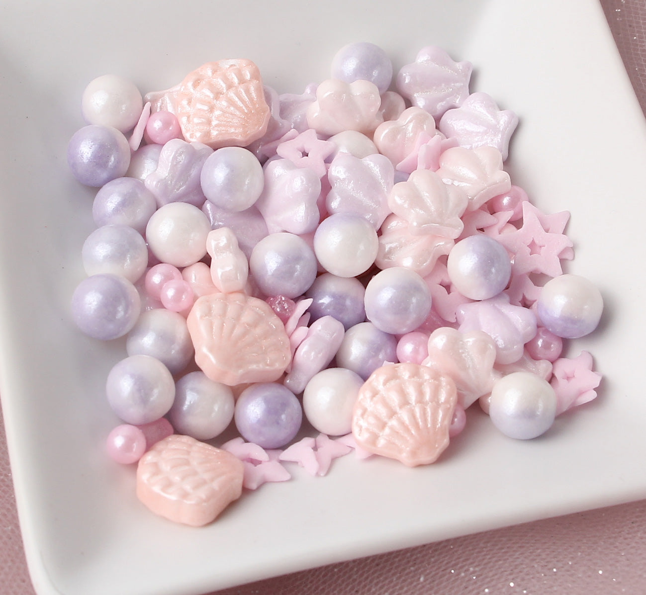 50g / 50ml sprinkles dragees cupcake decoration sugar pearls nonpareils edible glitter ball sprinkle rod