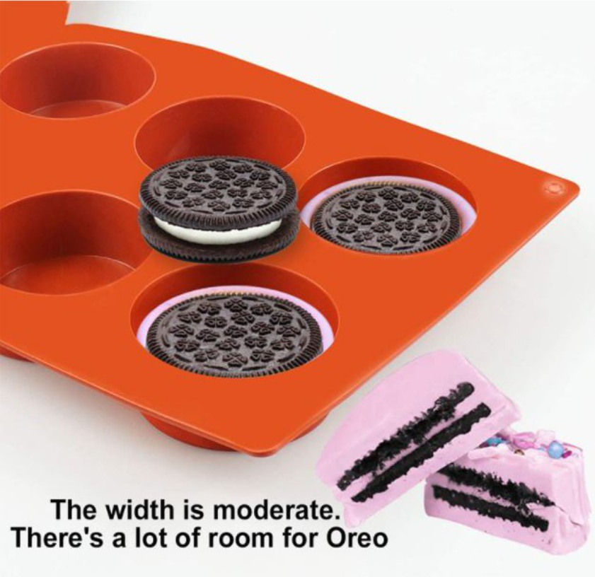 6 cavity cake mould mousse mould italian french dessert petite gateau round mousse tray